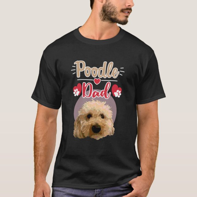 Poodle Vater T-Shirt (Vorderseite)