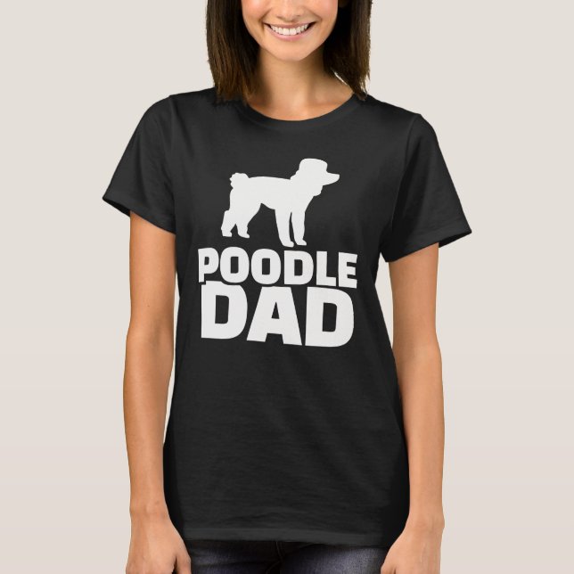 Poodle Vater T-Shirt (Vorderseite)