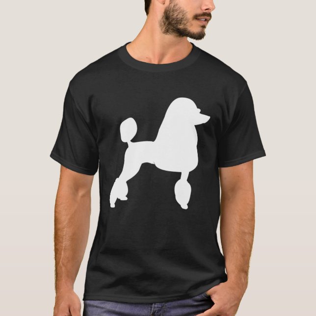Poodle Walking T-Shirt (Vorderseite)