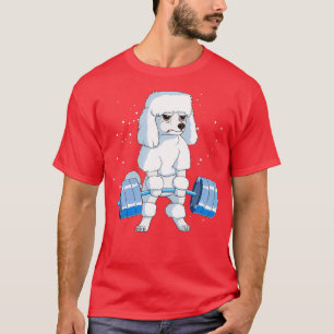 Poodle Weightlift Fitness Gym Design  T-Shirt