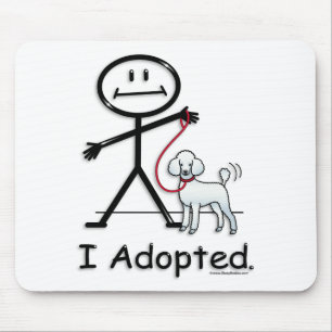 PoodleWhite Mousepad