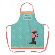 Poodrock Retro 50er Dog Groomer Custom Aquamarin