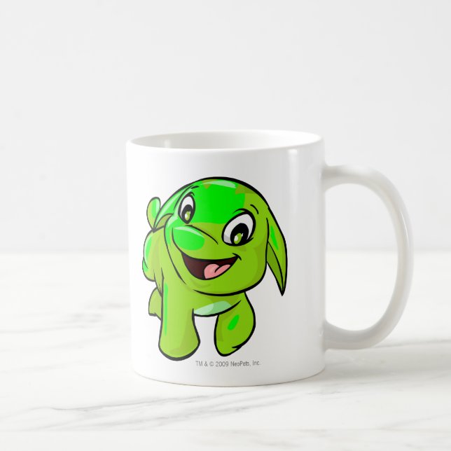 Poogle Glühen Kaffeetasse (Rechts)