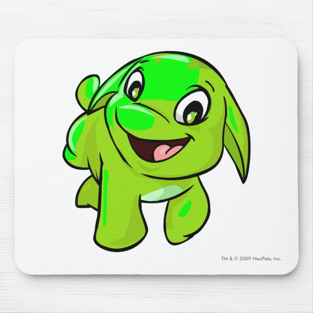 Poogle Glühen Mousepad (Vorne)