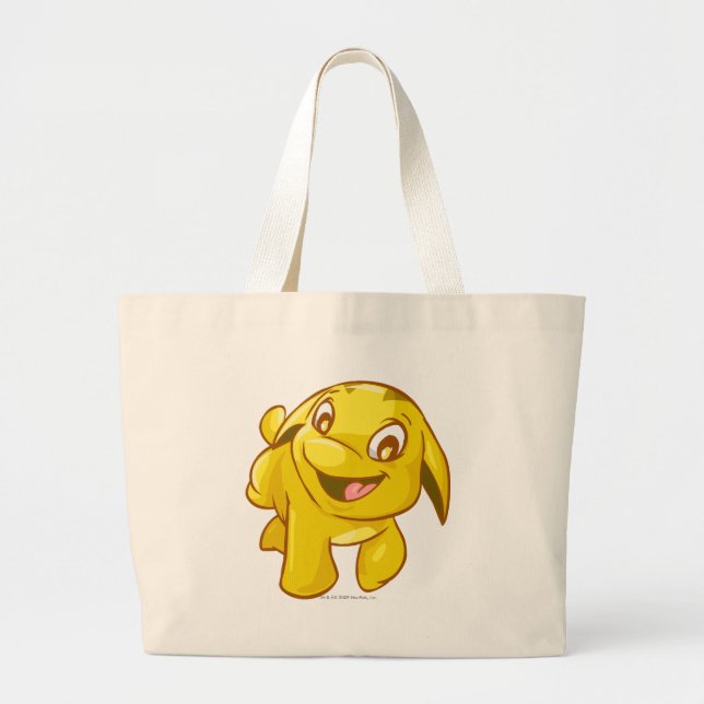 Poogle Gold Jumbo Stoffbeutel (Vorne)