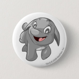 Poogle Silber Button