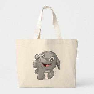 Poogle Silber Jumbo Stoffbeutel