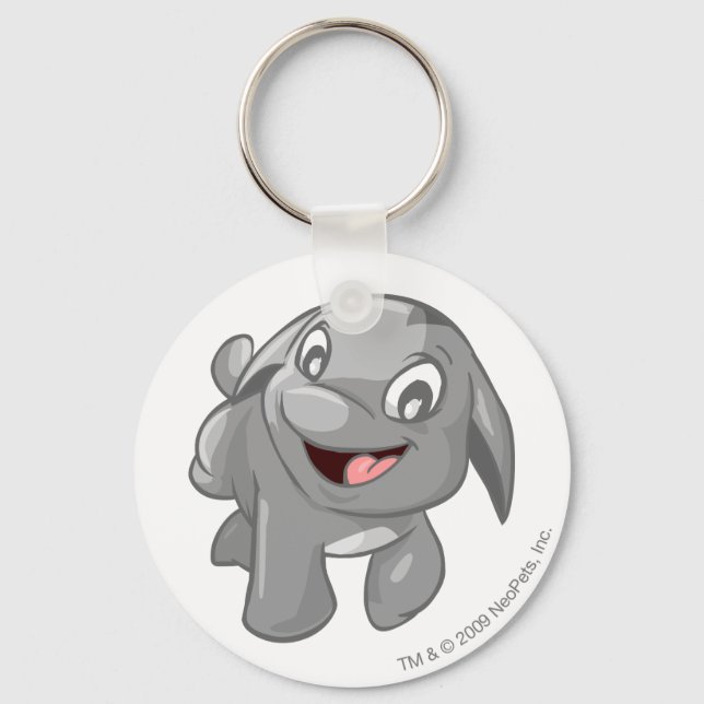 Poogle Silver Schlüsselanhänger (Vorderseite)