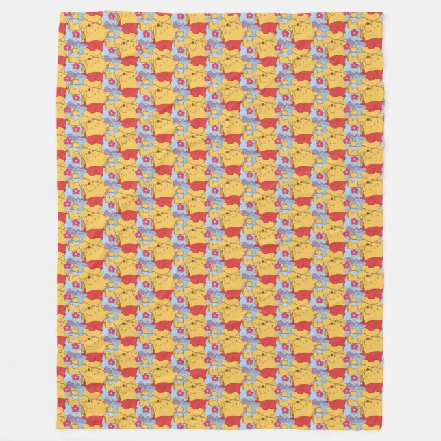 Pooh Fleecedecke (Vorderseite)