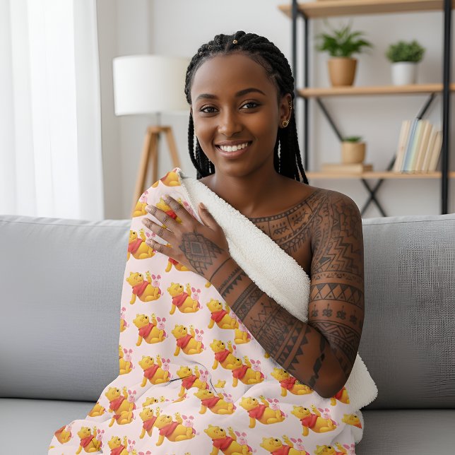 Pooh Sherpa Blanket Sherpadecke (Von Creator hochgeladen)