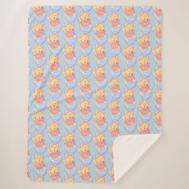Pooh Sherpa Blanket Sherpadecke (Vorderseite)