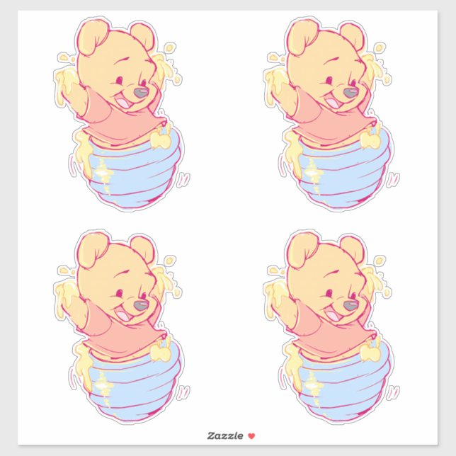 Pooh Sticker (Feuille)