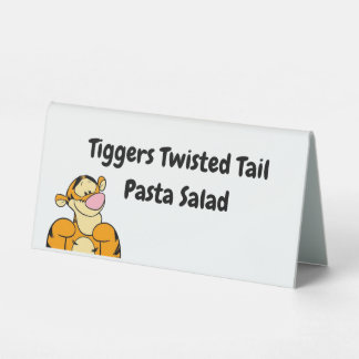 Pooh thematisierte Babyduschetiketten Tischaufsteller