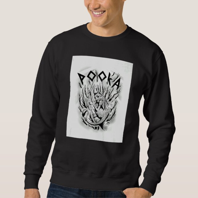 Pooka mythological scary creature   sweatshirt (Vorderseite)
