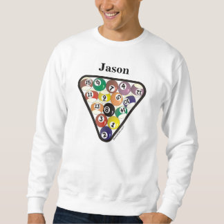 Pool-Ball-Gestell Sweatshirt