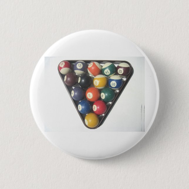 Pool Balls Button (Vorderseite)