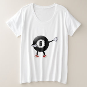 Pool Billard Ball Dabbing Gift for Player Men Große Größe T-Shirt