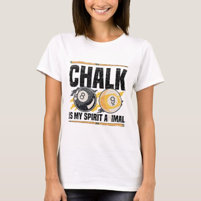 Pool Billard Snooker Cue Player 13 T-Shirt (Vorderseite)
