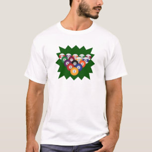 Pool/Billardkugeln: Billard: T - Shirt