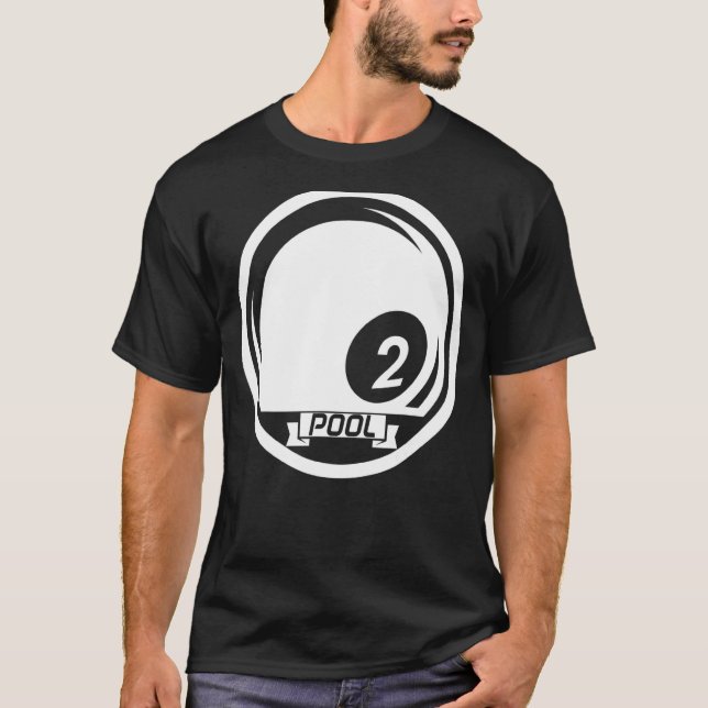 Pool Billiard Ball Billiard Cue Sports Snooker T-Shirt (Vorderseite)