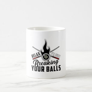 Pool Billiard Snooker 8 Ball Billiards Funny Gift Kaffeetasse