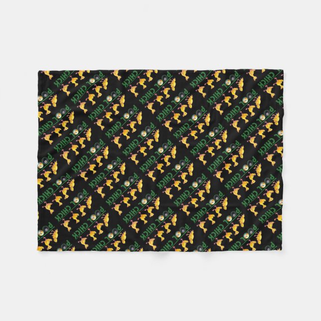 Pool Chick Fleecedecke (Vorderseite (Horizontal))