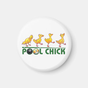 Pool Chick Magnet