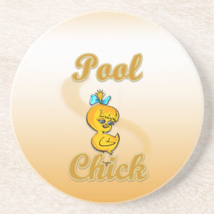 Pool Chick Sandstein Untersetzer