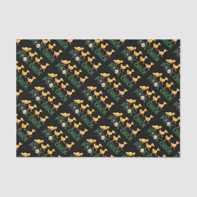 Pool Chick Seidenpapier (Vorderseite)