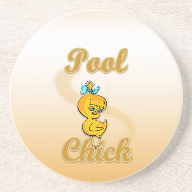 Pool Chick Untersetzer (Vorne)