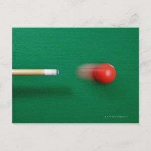 Pool Cue Postkarte