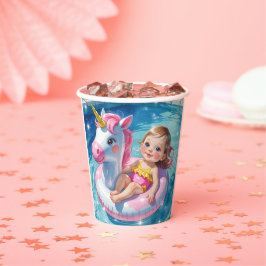 Pool Days Pappbecher