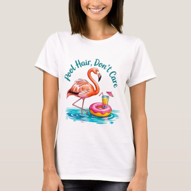 Pool Frisur, Egal  T-Shirt (Vorderseite)
