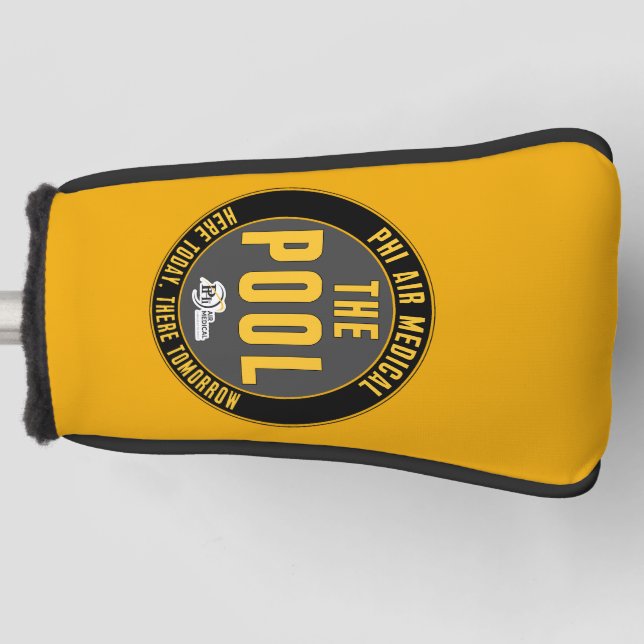Pool Golf Club Cover Headcover (Vorderseite)