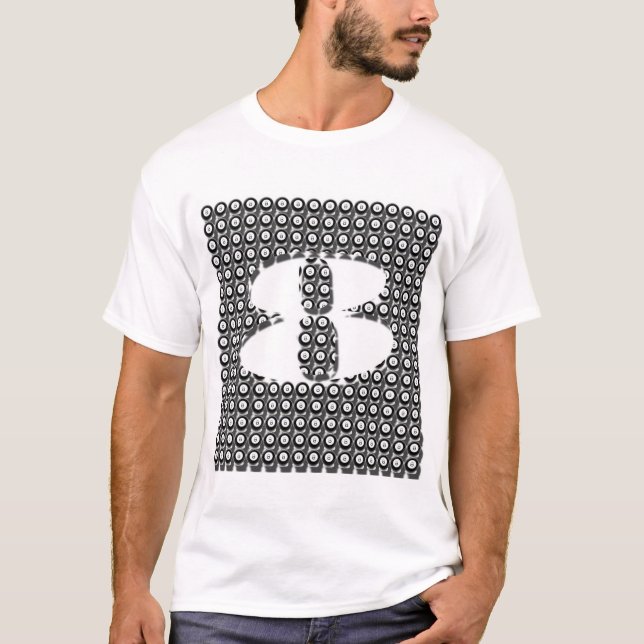 Pool-grafische Kunst-T - Shirt des Billard-8-Ball (Vorderseite)