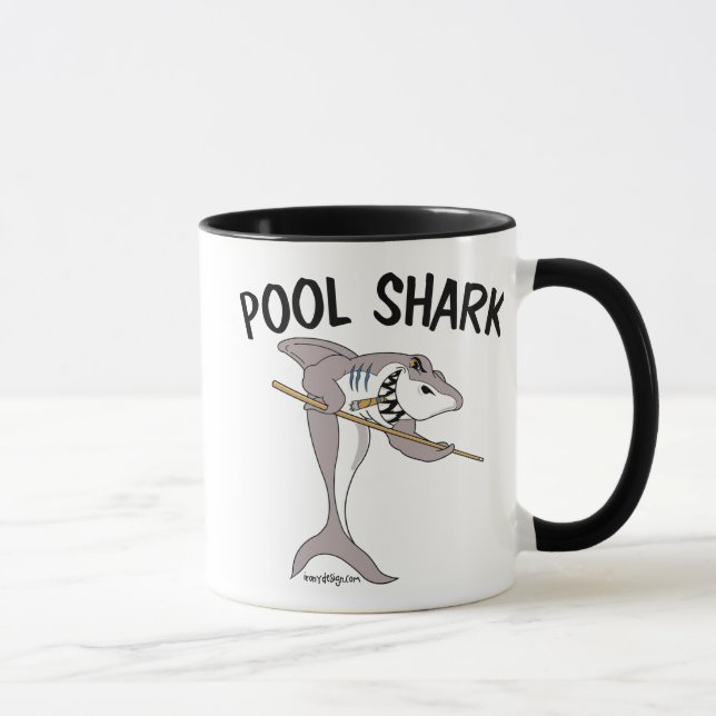 Pool-Haifisch Tasse (Rechts)