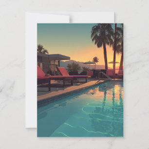 POOL-HEIM-SERIE #1 POSTKARTE