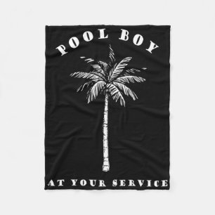 Pool Junge auf Ihrem Service Coconut Tree Fun Hall Fleecedecke