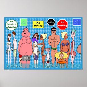 Pool-Leute Poster