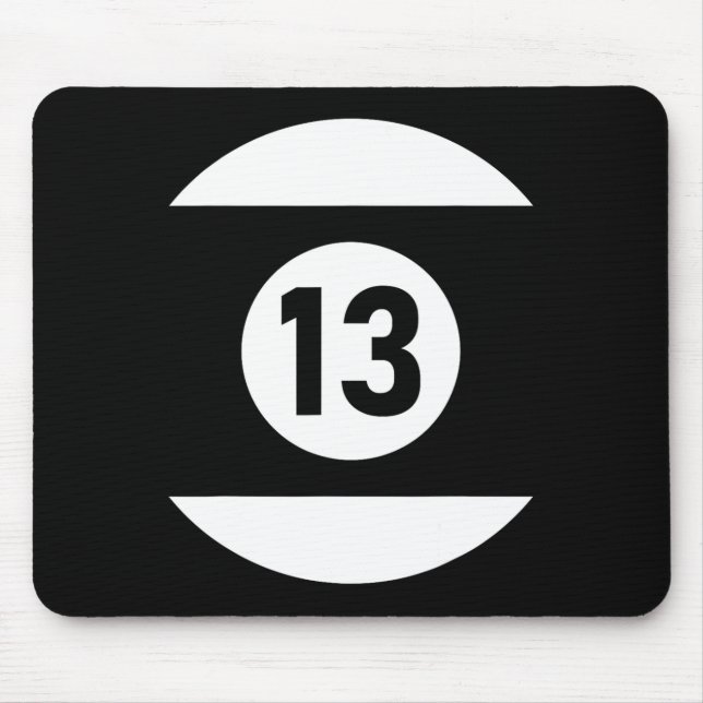 Pool Ll 13 Matching Billiards Geschenk leicht Hall Mousepad (Vorne)