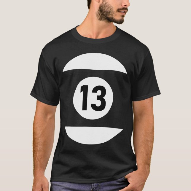 Pool Ll 13 Matching Billiards Geschenk leicht Hall T-Shirt (Vorderseite)