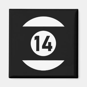 Pool Ll 14 Matching Billiards Geschenk leicht Hall Magnet