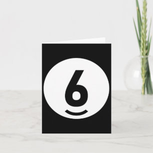 Pool Ll 6 Matching Billiards Geschenk leicht Hallo Karte