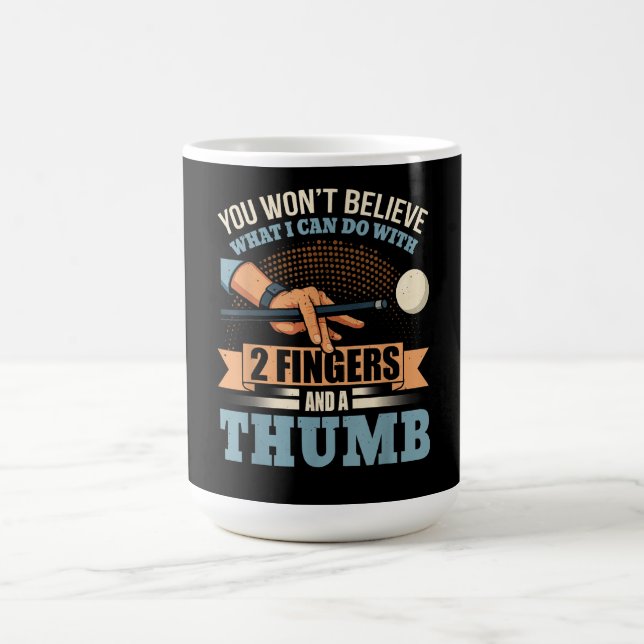 Pool Lustige Billard Kaffeetasse (Mittel)