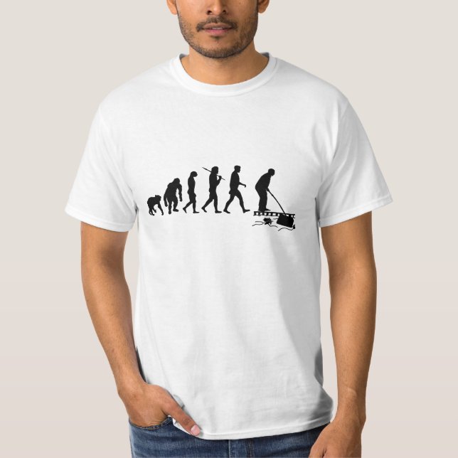 Pool-Mann-Pool-Typgeschenke für die Arbeit der T-Shirt (Vorderseite)