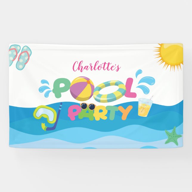 Pool-Party Banner (Horizontal)
