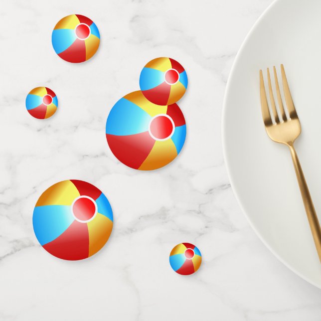 Pool Party Beach Ball Table Confetti (Groupe)