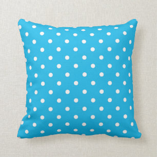 Pool Party Blue Polka Punkte Kissen