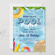 Pool-Party | Geburtstag schwimmen