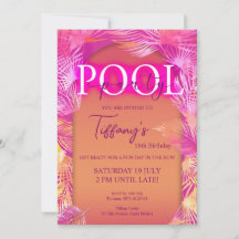 Pool Party Malibu Geburtstag